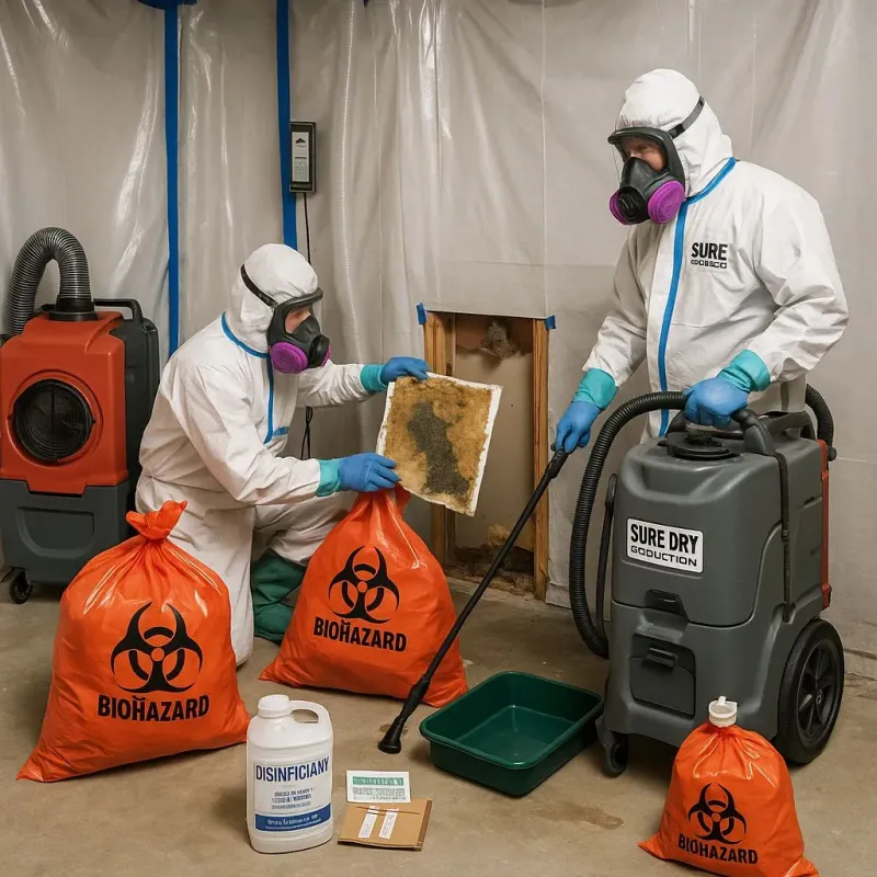 Contaminated Water Handling Protocols process in Wood-Lynne, NJ