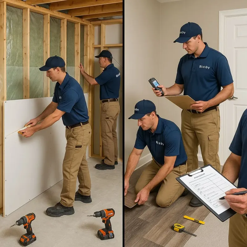 Repairs and Reconstruction process in Wood-Lynne, NJ